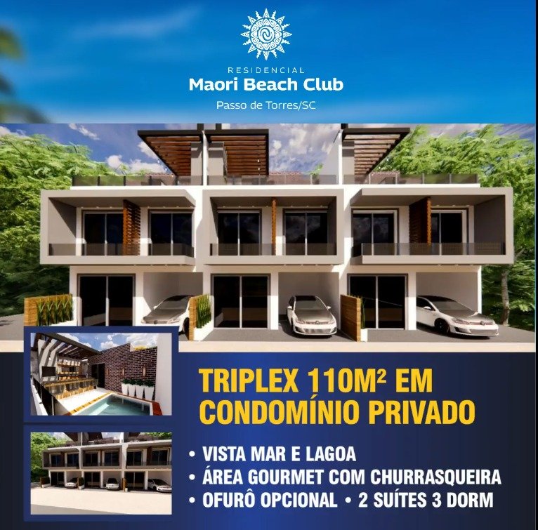 Triplex de Alto Padrão à Venda no Maori Beach Club – Torres/RS